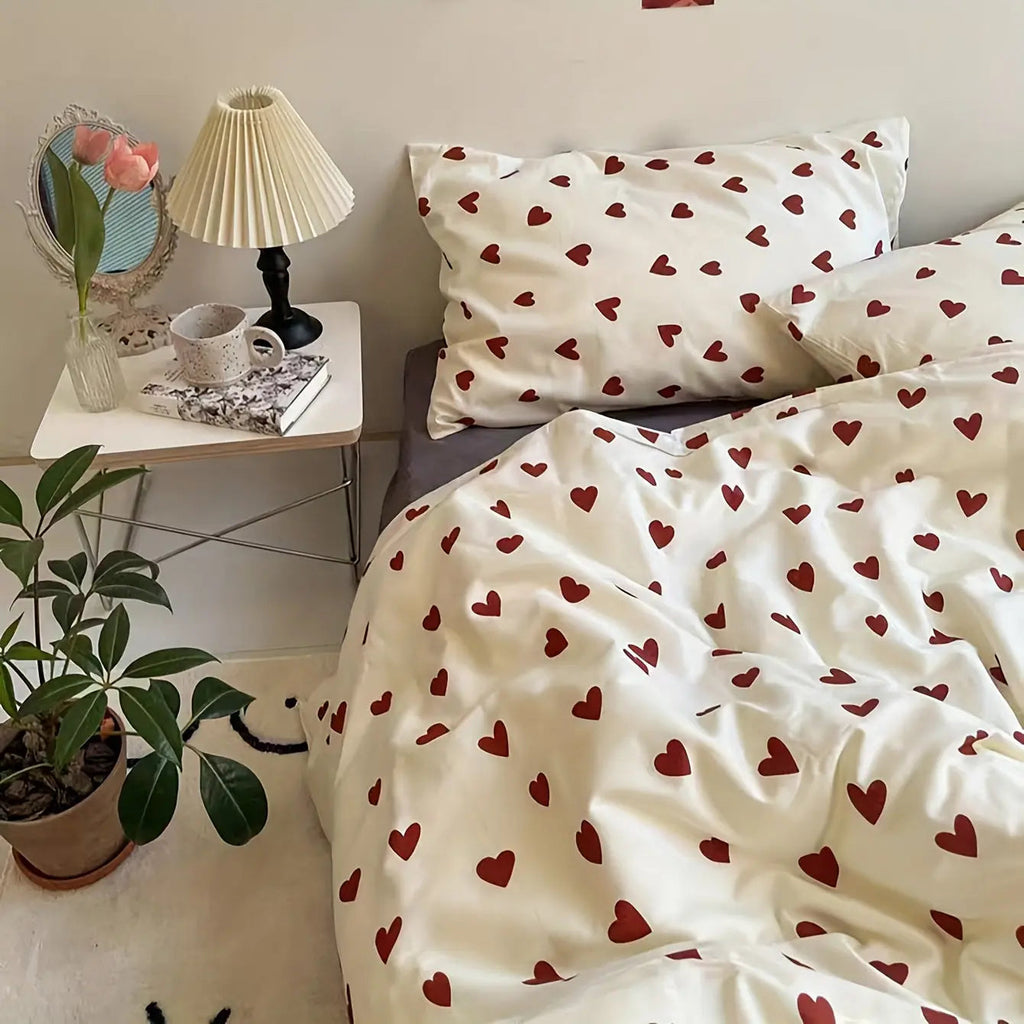 Valenara - Enchanting Heart Pattern Bedding