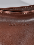 Simple Vegan Hobo Shoulder Bag - Empty Design
