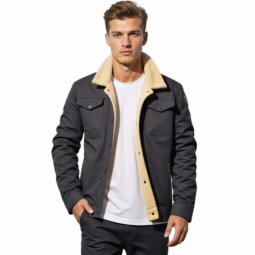 DIRK - Men's Vintage Bomber Jacket - Ideal for Spring and Summer