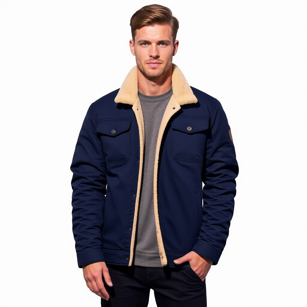 DIRK - Men's Vintage Bomber Jacket - Ideal for Spring and Summer
