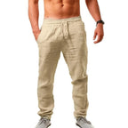 Men's Lightweight Summer Linen Trousers by Drake