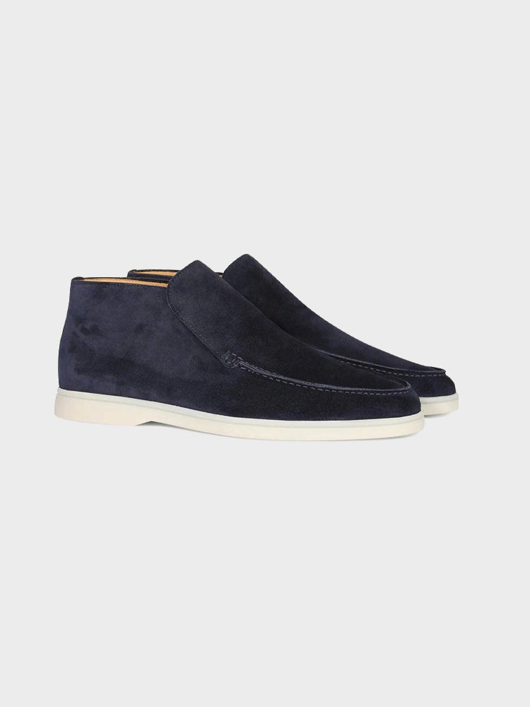 MONACO Suede High-Top Loafers