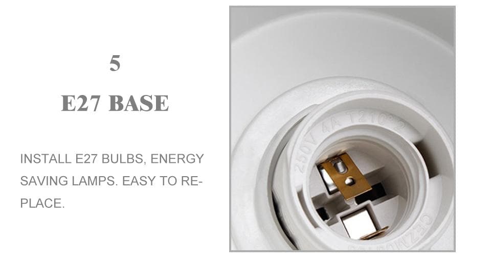 TwistGlow Wall Lamp with Pull Cord Switch