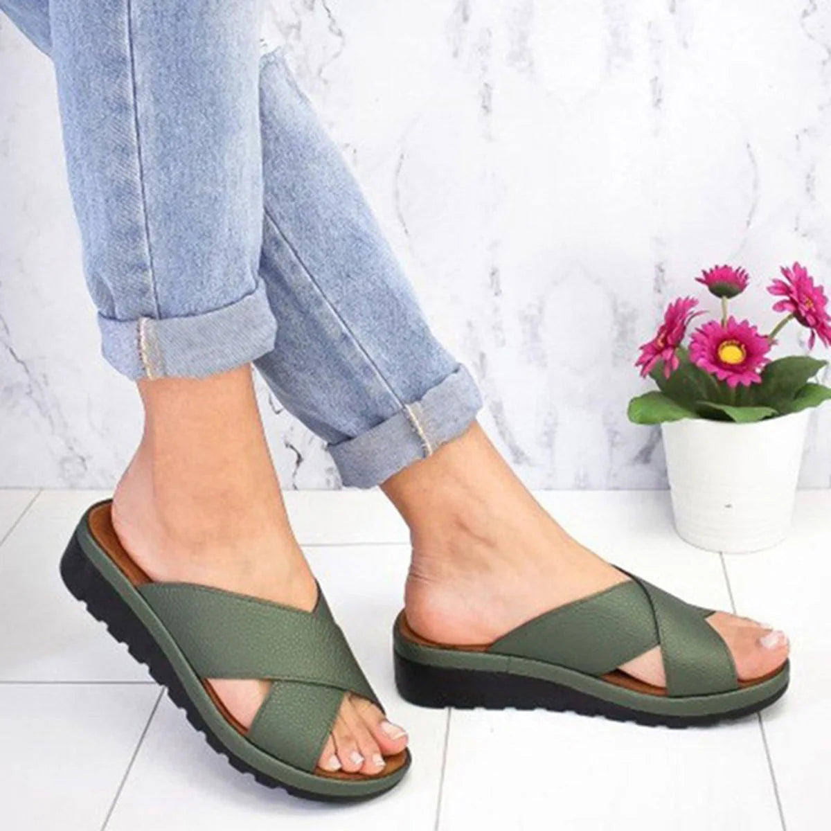 Elegant Comfort Sandals – Style Meets All-Day Support