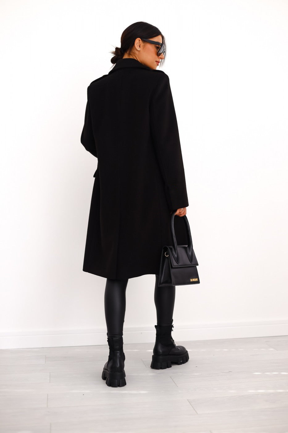 Chic Tailored Fit Double-Breasted Coat for Women