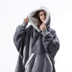 Cozy Fleece Hoodie Blanket - Perfect for Winter