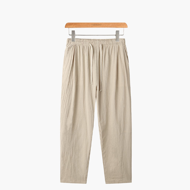 JEJU Relaxed Linen Wide-Leg Pants