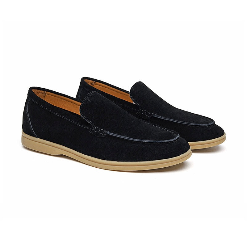Luxury Suede Loafers - Classic Old Money Style