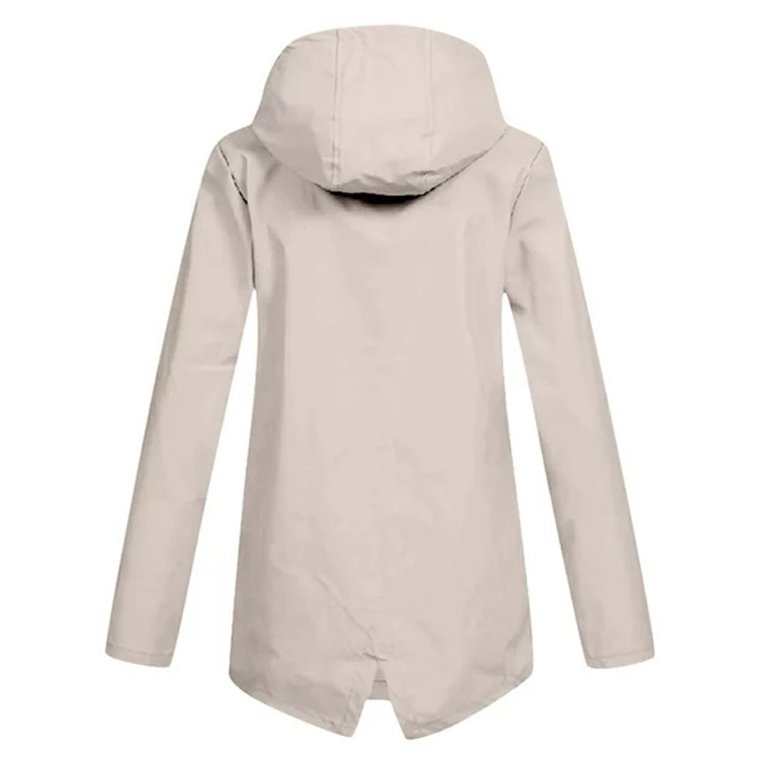 Women's Wind- and Water-Resistant Softshell Rain Jacket with Hood