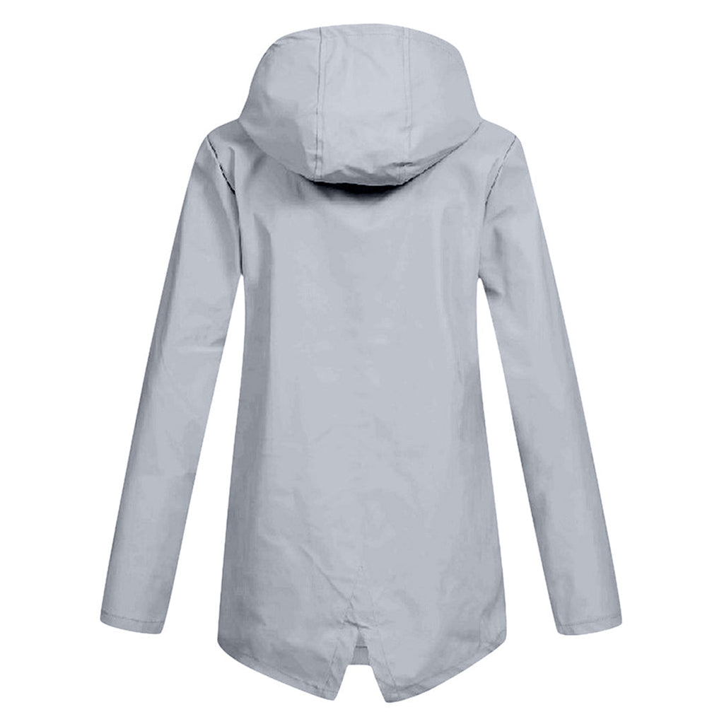 Women's Wind- and Water-Resistant Softshell Rain Jacket with Hood