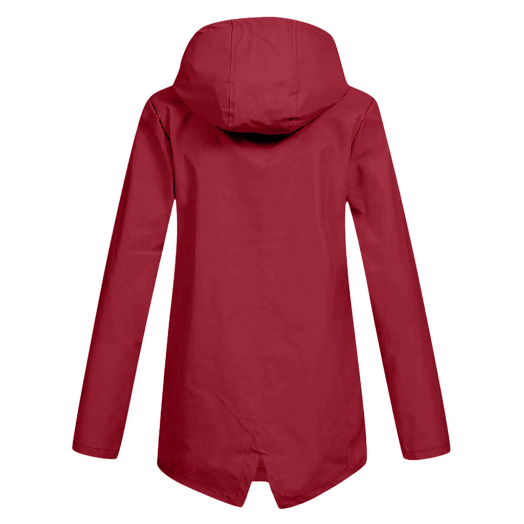 Women's Wind- and Water-Resistant Softshell Rain Jacket with Hood