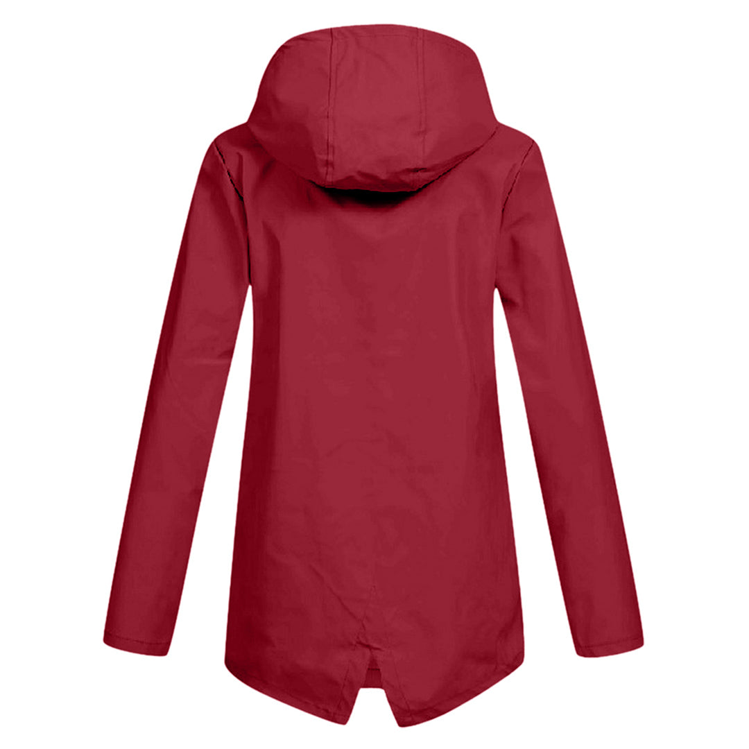 Women's Wind- and Water-Resistant Softshell Rain Jacket with Hood