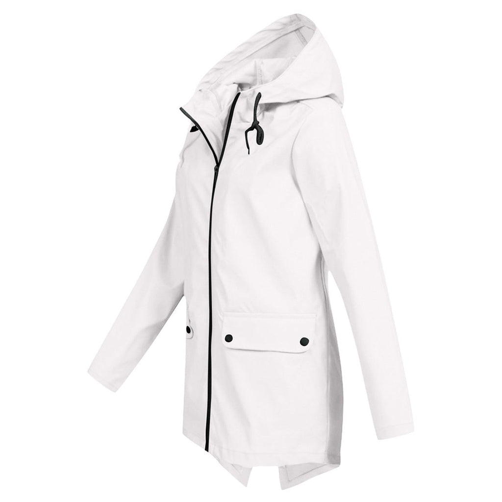 Women's Wind- and Water-Resistant Softshell Rain Jacket with Hood