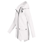 Women's Wind- and Water-Resistant Softshell Rain Jacket with Hood