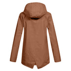 Women's Wind- and Water-Resistant Softshell Rain Jacket with Hood