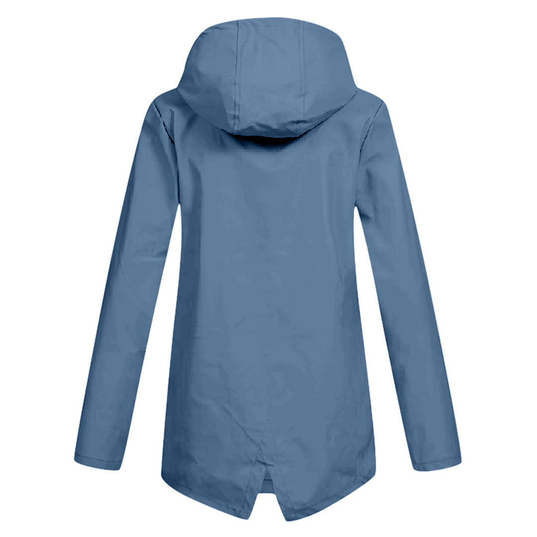 Women's Wind- and Water-Resistant Softshell Rain Jacket with Hood