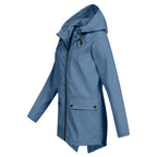 Women's Wind- and Water-Resistant Softshell Rain Jacket with Hood