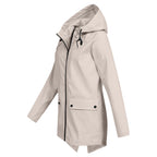 Women's Wind- and Water-Resistant Softshell Rain Jacket with Hood