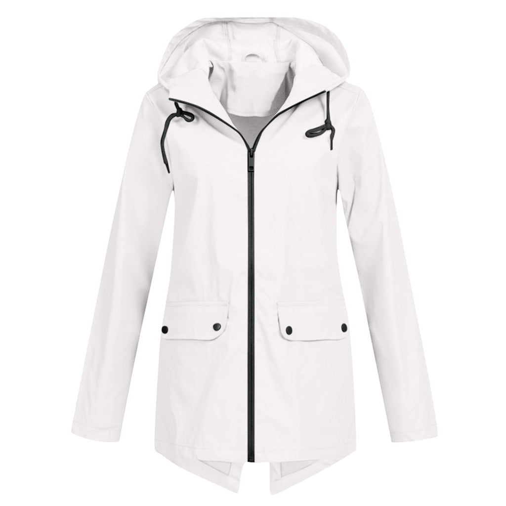 Women's Wind- and Water-Resistant Softshell Rain Jacket with Hood