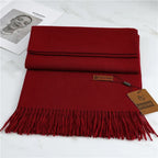 Extra Length Fringed Scarf for Women