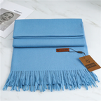 Extra Length Fringed Scarf for Women