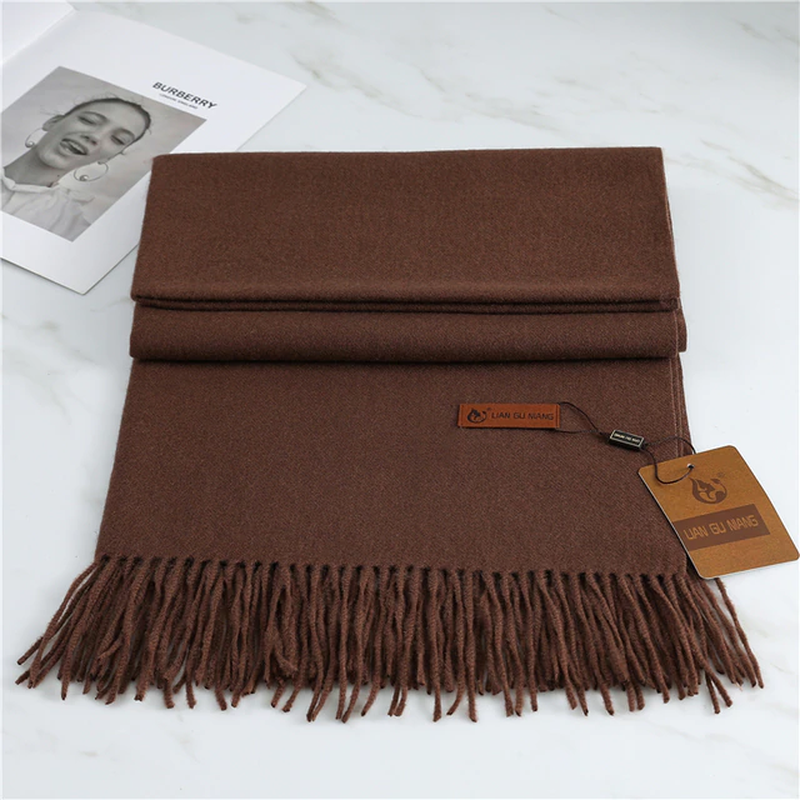 Extra Length Fringed Scarf for Women