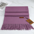 Extra Length Fringed Scarf for Women
