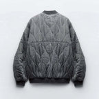 Cozy Padded Casual Fit Autumn Bomber Jacket for Women