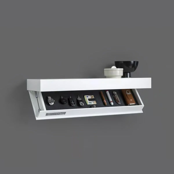 Chic Shelf with Concealed Storage