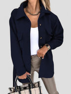 Dena - Stylish Lightweight Women's Jacket with Button Details