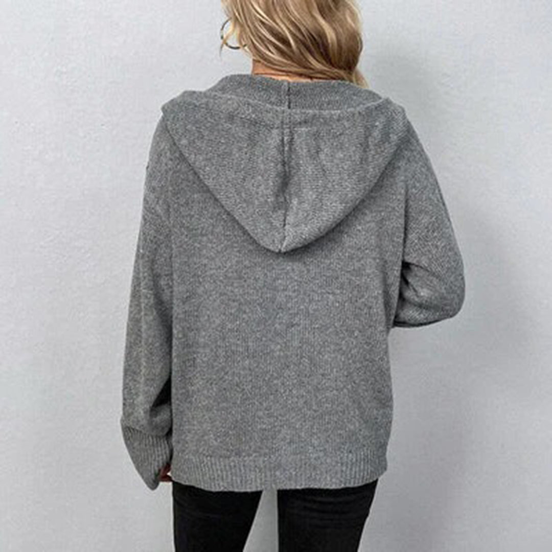 Timeless Color Hoodie Cardigan for Women – Ultimate Comfort