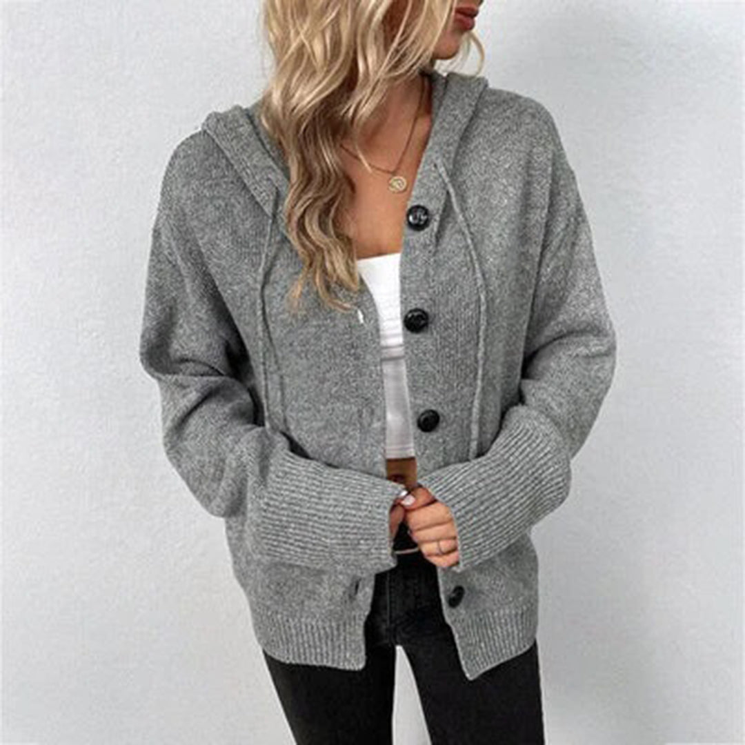 Timeless Color Hoodie Cardigan for Women – Ultimate Comfort