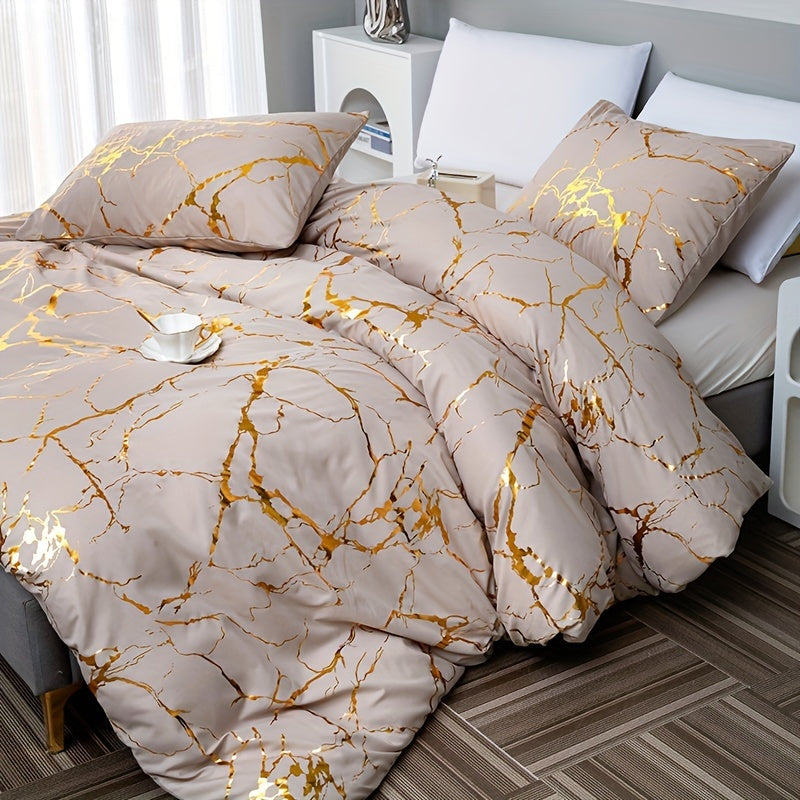 Xavor - Opulent Marble Duvet Cover for Ultimate Comfort