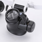 Lighted Adjustable Magnifying Glasses for Precision Work