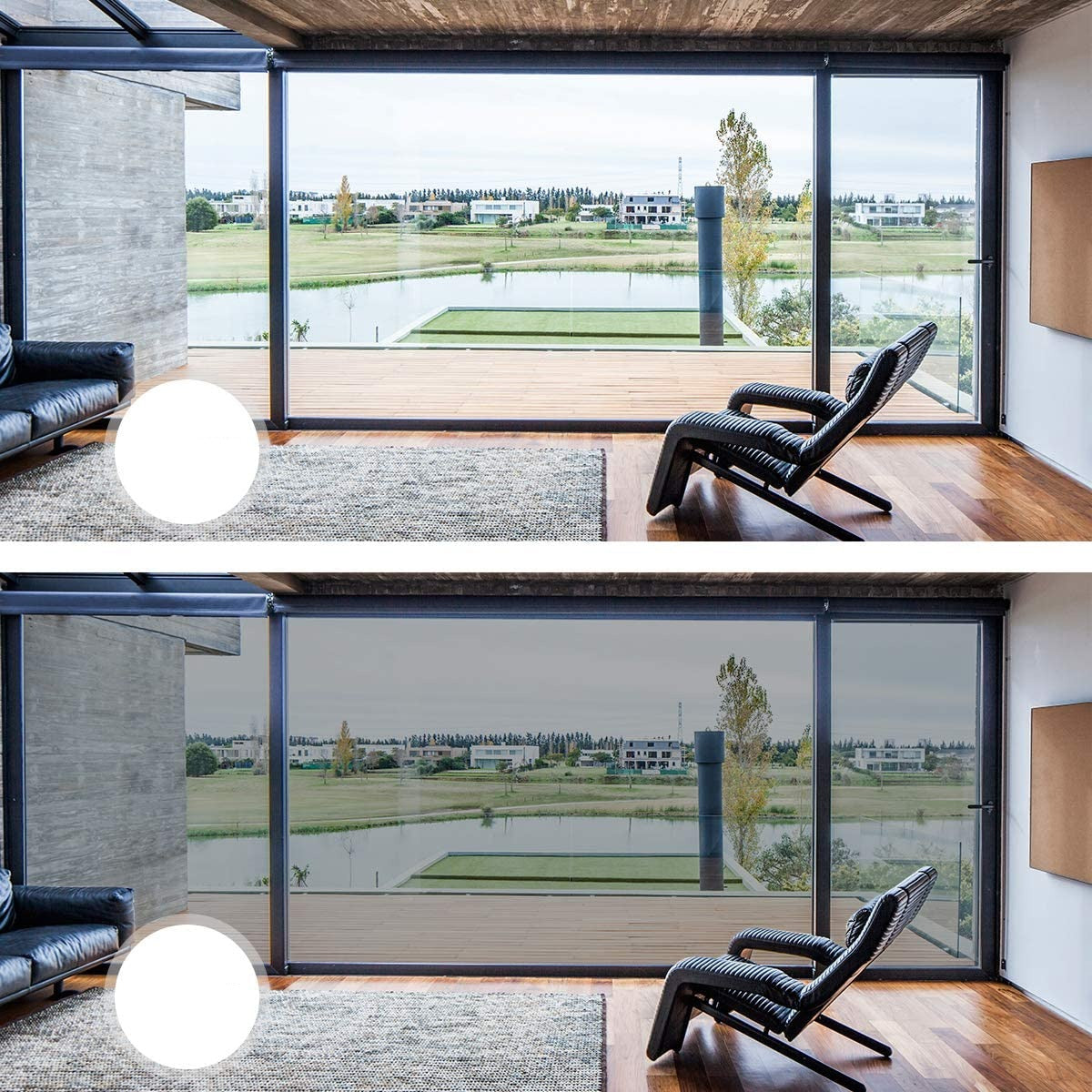 Daytime Privacy and Clarity with Reflective Window Film