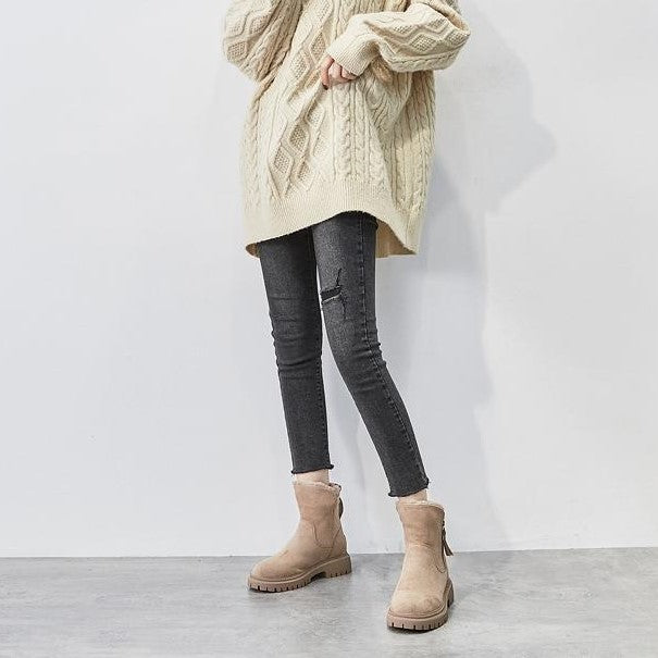 Women's Cozy Winter Boots with Non-Slip Sole