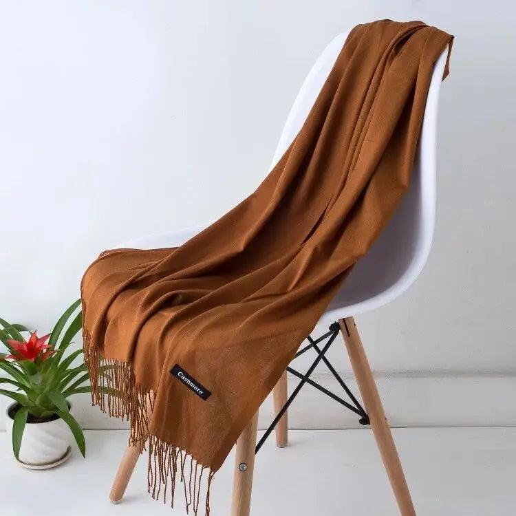 Chic Long Fringe Scarf for Women
