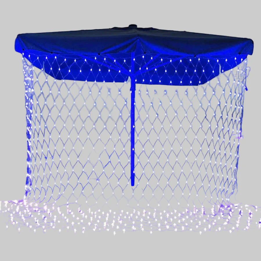 Elegant LED Outdoor Lighting with a Stylish Mesh Design
