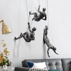 PeakFigures Wall Sculpture for Climbing Enthusiasts