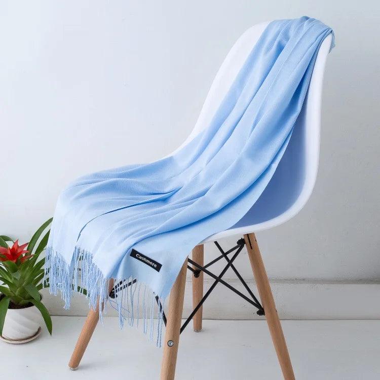 Chic Long Fringe Scarf for Women