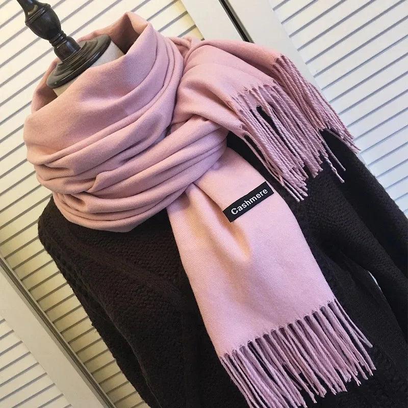 Chic Long Fringe Scarf for Women
