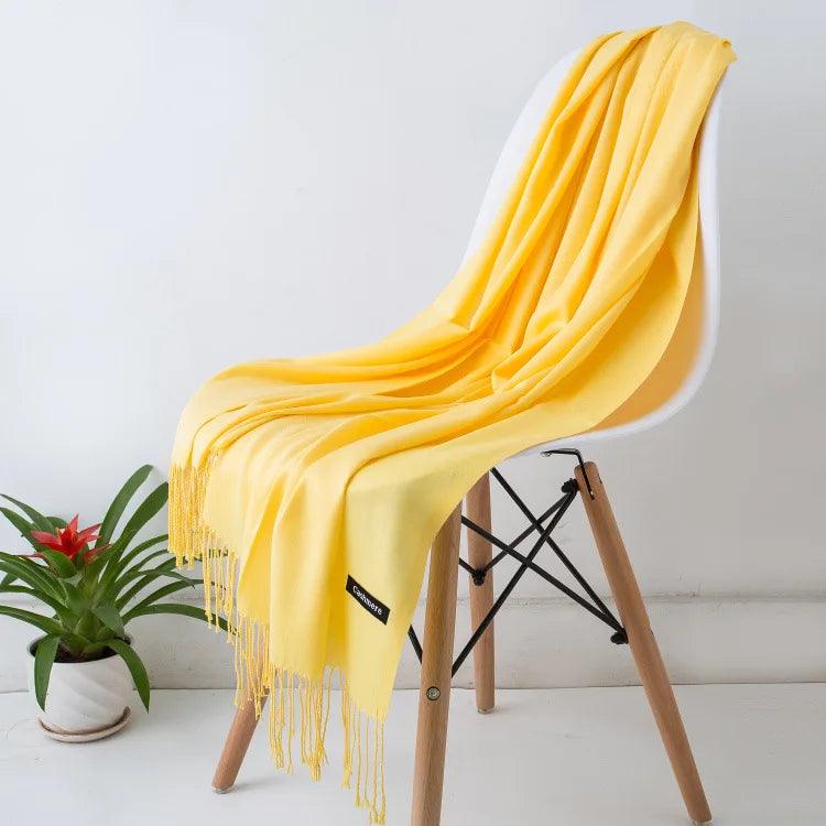 Chic Long Fringe Scarf for Women