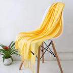 Chic Long Fringe Scarf for Women