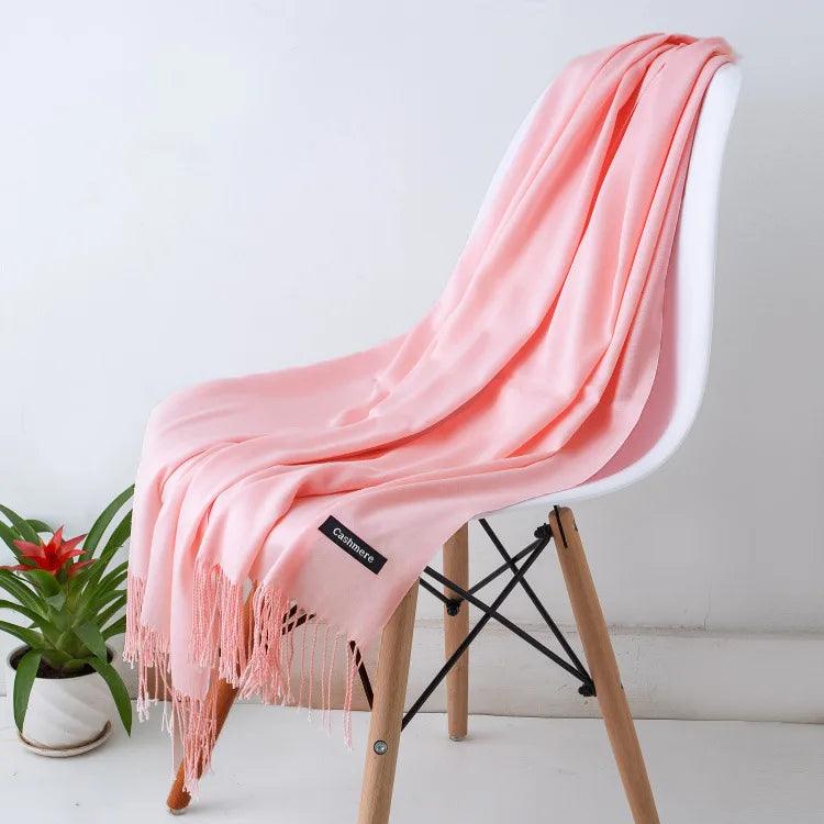 Chic Long Fringe Scarf for Women