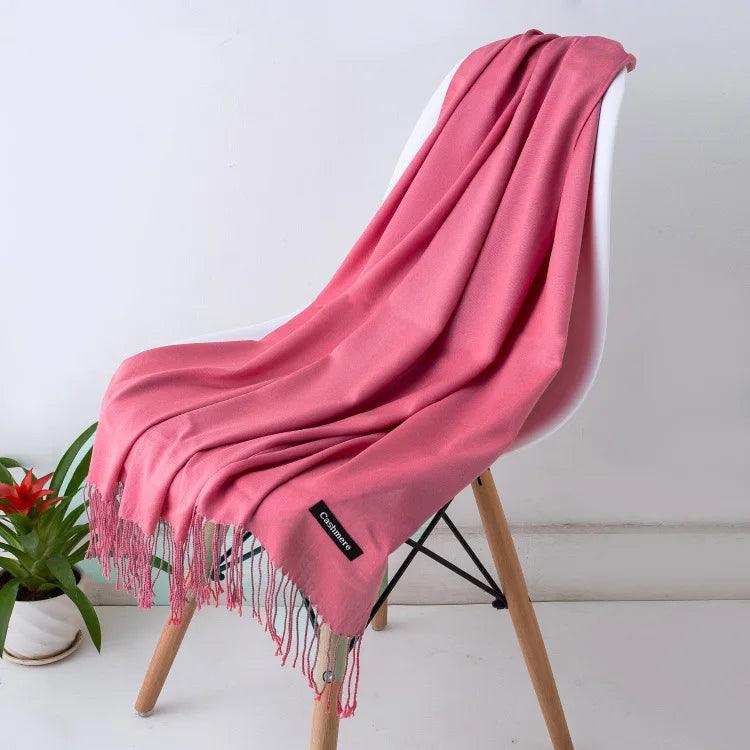 Chic Long Fringe Scarf for Women
