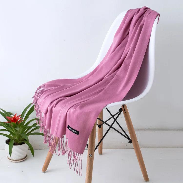 Chic Long Fringe Scarf for Women
