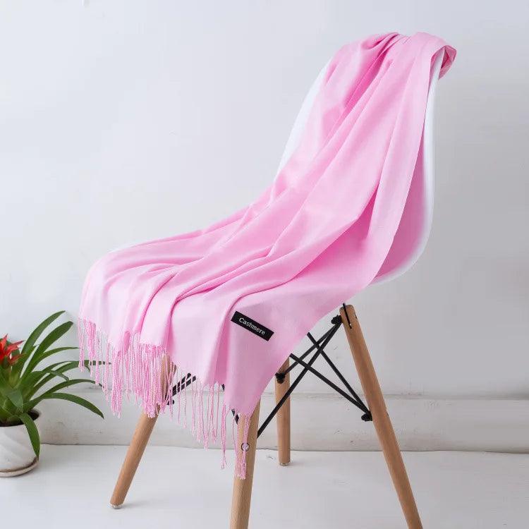 Chic Long Fringe Scarf for Women