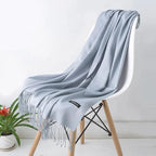 Chic Long Fringe Scarf for Women