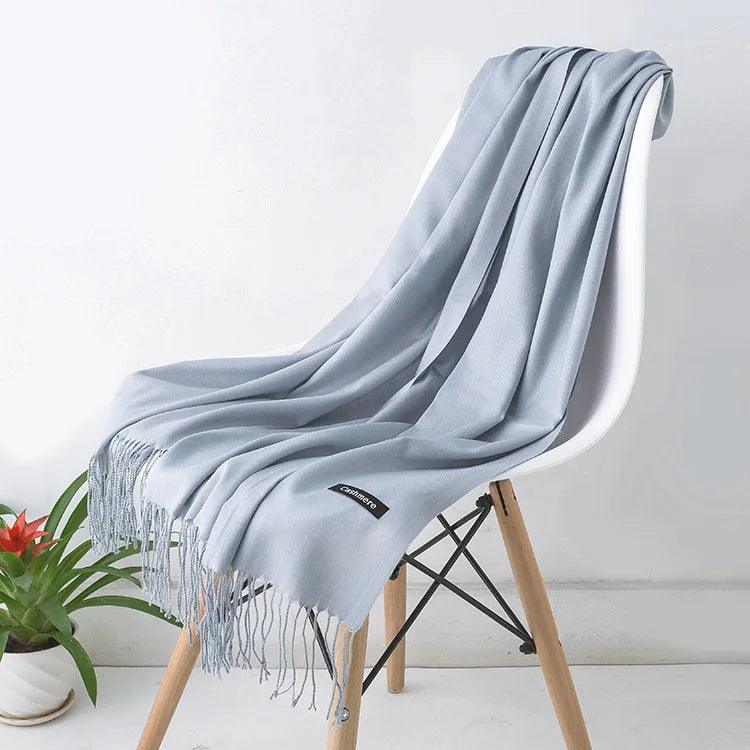 Chic Long Fringe Scarf for Women