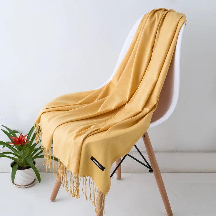 Chic Long Fringe Scarf for Women